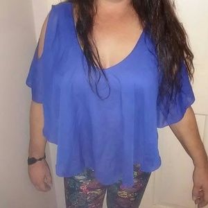 NWOT bat wing tank top